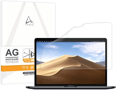ARMOR Flexibler Glas-Displayschutz für MacBook Pro 13,3 Zoll / MacBook Air 13,3 Zoll, blendfrei, mit Blaulichtfilter