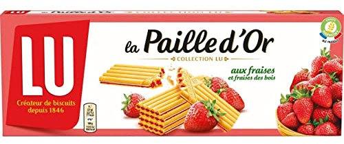 PAILLE D'OR - Paille D'Or Fraise Des Bois 170G - Lot De 4