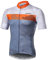 BERGRISAR Kurzarm Fahrradtrikot Herren Radtrikot mit Reißverschluss Taschen Trikots für MTB Mountainbike, Orange, XX-Large