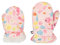 FORUHOO Kinder Handschuhe Wasserdicht mit Fleece Fäustlinge für Unisex Baby Winter(Kurz: Rose,S)