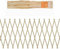 TRTO Lot de 2 treillis en bois extensible de couleur naturelle 1,5 x 0,6 m