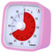 Visueller Timer, Yunbaoit Verbesserter 60 Minuten Countdown Timer für Kinder Erwachsene mit Alarm bei Niedrigem Batteriestand, Leises Zeit Management Werkzeug mit optionaler Alarm (Rosa)