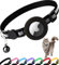 Airtag Katzenhalsband, reflektierendes Kätzchenhalsband mit Apple-Airtag-Halterung und Glocke für Mädchen, Jungen, Katzen, 1,1 cm breit und leicht, Schwarz