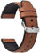 Fullmosa 22mm Silikon Uhrenarmband kompatibel mit Samsung Galaxy Gear S3 Classic/Gear S3 Frontier/Watch 46mm/Galaxy Watch 3 45mm/Samsung Gear 2 R380/Garmin Venu 3/2, Smartwatch Lederarmband