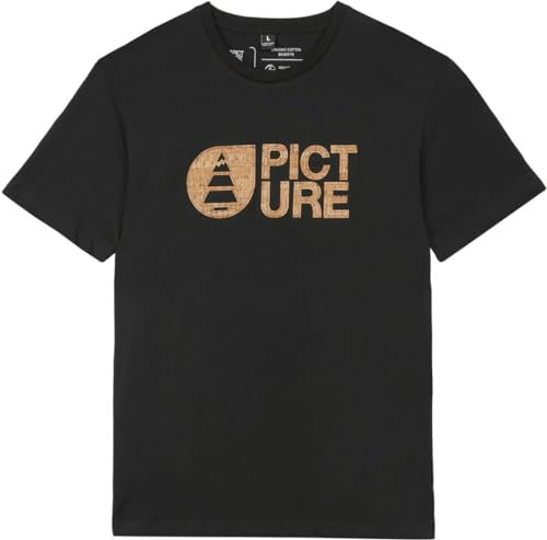 Picture Homme Basement Cork t-Shirt, Noir, M