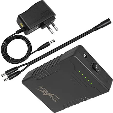 AFTERTECH Mini USV Powerbank Lithium-Akku Li-ion 12 V 6000 mAh 72 Wh D4E3