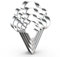 Ice Cream Cone Cookie Cutter Set in Assorted Large Sizes - 5, 4, 3, 2 - 4 Piece - Stainless Steel