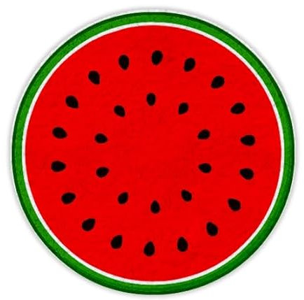 Toalla con Forma Redonda. Toalla de Playa Original | E&B PORRAS (sandía)