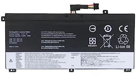 ASKC 45N1742 45N1743 Laptop Battery for Lenovo ThinkPad T550 T550s T560 W550 W550s P50S Series 45N1740 45N1741 00NY639 SB10K12721 11.4V 44Wh 3900mAh