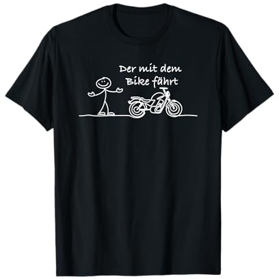 der mit dem bike fährt T-Shirt