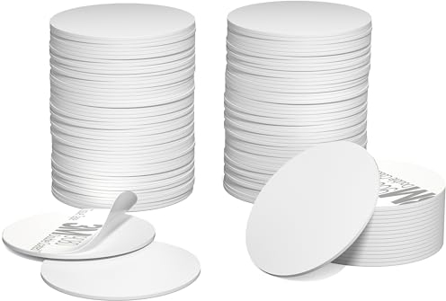 50 Stück NFC-Tags NTAG215 NFC 215 Tag Blanko NFC-Aufkleber Weiß NFC Karte Runde NFC Münzkarten mit Kleberückseite Kompatibel mit TagMo iOS Kurzbefehle Homekit und NFC-fähigen Mobiltelefon