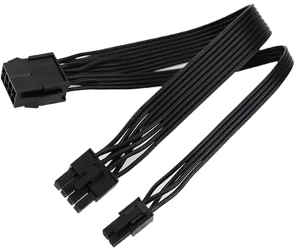 Comioke EPS12V CPU 8 Pin Buchse zu CPU ATX 8Pin(4+4) und ATX 4 Pin Stecker Stromversorgungskabel EPS 12V