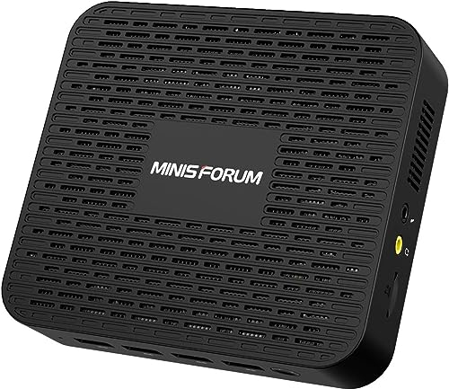 MINIS FORUM GK41 Mini PC, Celeron J4125 Quad-Core-Prozessor mit bis zu 2,70 GHz, 8 GB DDR4 / 256 GB SSD Mini-Desktop-Computer, 4K HDMI/DP, 2 x Gigabit Ethernet, 4 x USB 3.0-Anschlüsse, BT 4.2