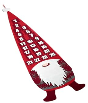 Weihnachtskalender Weihnachtsmann Elch Wichtel Adventskalender Countdown Kalender Wandbehang Ornament Home Dekorationen 2024 Neujahr Geschenk Weihnachtskalender Countdown