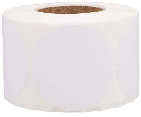HONMEET Permanente Etikettenaufkleber Blanke Etiketten Zum Bedrucken Für Thermodrucker Thermoaufkleberrolle Saubere Oberfläche Langzeitverwendung