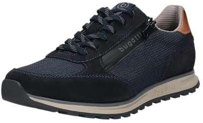 bugatti Herren Schnürstiefel, Männer Stiefel Kaltfutter,Chukka Boots,schnürung,Boots,Winterstiefel,Winterschuhe,Dark Blue/Dark Blue (4141),44 EU/EU UK