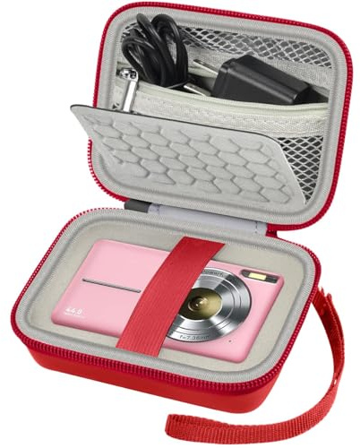 Boobowl Digitalkameratasche für IXNAIQY/für VOXPAN/für Kodak Pixpro | Digitalkamera Fotoapparat 21 MP 1080P HD 2,7 Zoll Foto Kompaktkamera, nur kleine Aufbewahrungsbox (Nur Box)- Rot