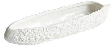 Platos de cena, platos llanos, platos creativos de cerámica blanca, platos hondos largos for el hogar, vajilla de servicio for restaurante de hotel, platos de ensalada