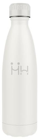 Botella Agua Acero Inoxidable 500ml, Termo Agua sin BPA, Botella Termo Reutilizable, Cantimplora Termica con Doble Pared, Botella Termica para Oficina, Escuela, Yoga, Deporte, Senderismo, Aire Libre