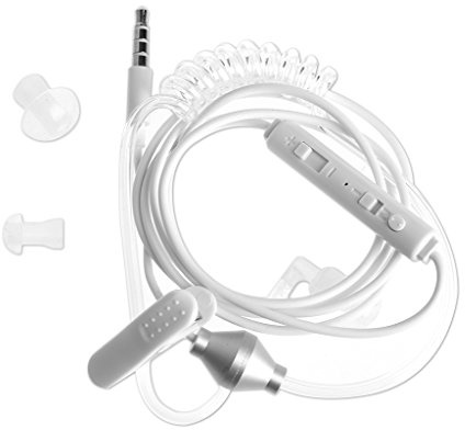 YUNGLOO 3.5mm In-Ear Anti-Radiation Earphone Air Spring Duct With Mic For Smart Phone Pc Game Headsets Noise Canceling