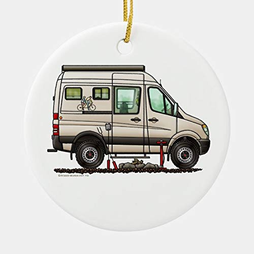 Wohnmobil Wohnmobil Verschönerung Weihnachtsbaum Kreisdekor Doppelseitig Bedruckte Dekoration Weihnachtsdekorationen Für Hochzeit Fenster Auto 7.3Cm