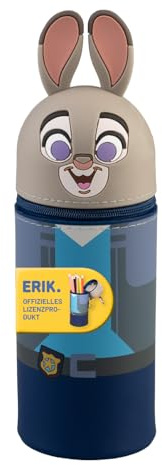 Grupo Erik Disney Zootropolis School Pencil Case - Judy Hopps Gifts, Merch | Expandable Pencil Cases, Back to School Supplies, Office Stationery Supplies | Disney Zootopia Stationery Gifts, Merchandise
