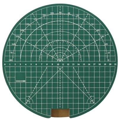 Tischtennis Belag Schneidematte,Flaches, rutschfestes, drehbares DIY-Schneidewerkzeug,Tischtennisschläger Schneidebrett | für Erwachsene, Anfänger & Profis