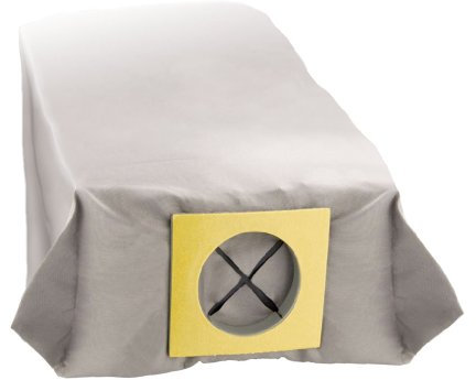 WENKO 4843014100 Universal-Dauer-Staubsaugerbeutel - wiederverwendbar, Polyester, 24.5 x 7.2 x 35 cm, grau