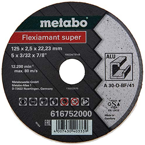 Metabo Flexiamant Super Trennscheibe Alu (Universalscheibe, offene Struktur; Qualität: A 30-O, 12200/min) 616752000