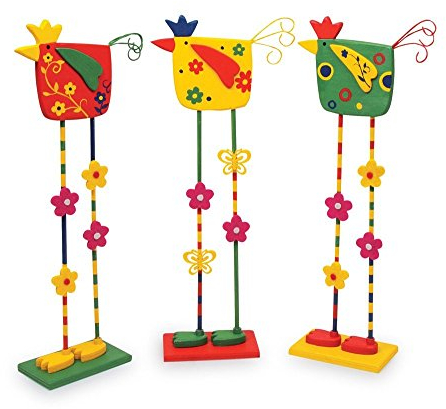 Small Foot Company 6261 Dekofiguren Deko-Vögel, 3er Set