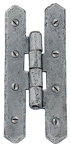 From The Anvil Pewter 4 Inch H Hinge (Pair)