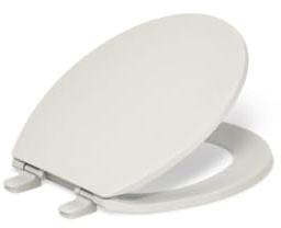 KOHLER K-4775-47 Brevia Abattant WC rond avec charnières à dégagement rapide Amande
