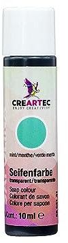 CREARTEC Natürliche Seifenfarbe Transparent - Seifenherstellung/Seifenkreationen - Farbe: Mint - Inhalt: 10ml - Made in Germany