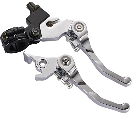 GOOFIT 22mm 7/8'' Faltbar Brems und Kupplungshebel Satz Ersatz für 50cc 70cc 90cc 110cc 125cc Dirtbike