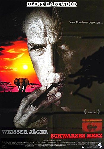 Weißer Jäger, schwarzes Herz (1990) | original Filmplakat, Poster [Din A1, 59 x 84 cm]