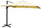 Mendler Ampelschirm HWC-A96, Gastronomie Sonnenschirm, 3x3m (Ø4,24m) Polyester/Alu 23kg drehbar - creme