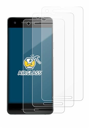 BROTECT 3 Stück Schutzglas für Google Pixel 2 Schutzfolie Panzer Folie Glas Displayschutz Made in Germany [Kratzfest 9H, Anti-Fingerprint]