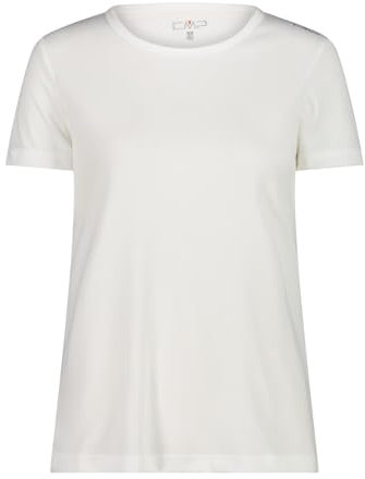 CMP Damen T-Shirt, Bianco, 46, 39T5676
