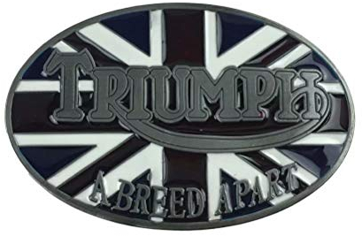 Gürtelschnalle Buckle Motorrad Biker Union Jack Triumph England