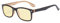 Eyekepper Blue Light Blocking Computer Reading Glasses Women Men with Yellow Tinted Filter Lens - Classic Readers - Black Brown