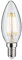 Paulmann 28684 LED Lampe Filament Kerze 4,8W Leuchtmittel dimmbar Klar 2700K Warmweiß E14