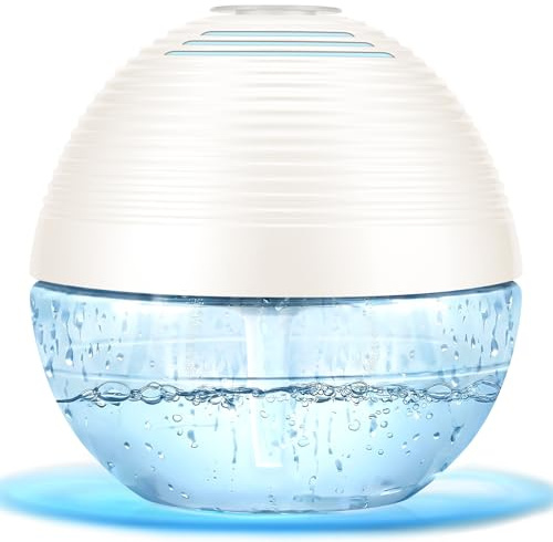 ap airpleasure Water-Based Purifier Air Washer, Air Revitalizer & Freshener, Air Fresher with 6 Colorful lights for Rooms (White)
