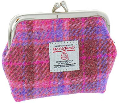 Glen Appin Small Clasp Purse Eigg (Colour 103 Pink Check)