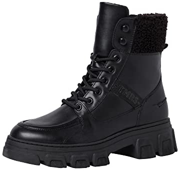 Tamaris Stiefelette Materialmix Leder/Textil/Synthetik normal
