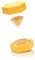 Sanduhren, sechseckiger Sanduhr-Timer, Sanduhr Glas Timer, Macaron Sanduhr, Sanduhr für Kindergeburtstagsgeschenk, für Schule, Klassenzimmer Spiele,Zuhause Küche,Bürodekoration(5 Minuten, Orange)
