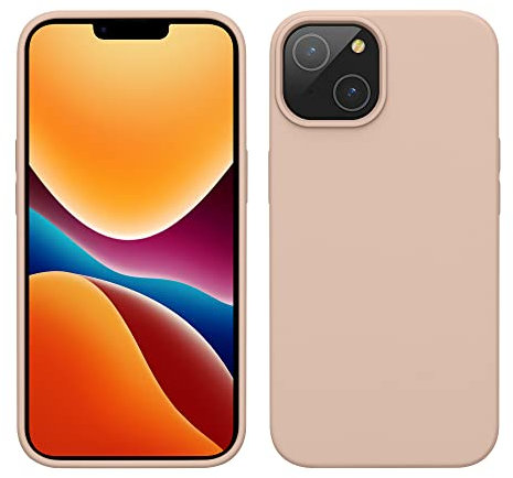 kwmobile Handyhülle für iPhone 14 Hülle, für iPhone 14 Case - Hülle Silikon - kabelloses Laden - Coconut Swirl
