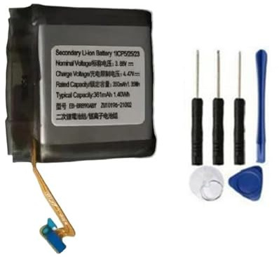 Uniamy EB-BR890ABY 1ICP5/25/23 Replacement Battery Compatible With Galaxy Watch 4 Classic 46mm 3.88V 361mAh 1.40WH