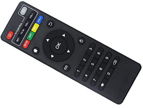 SLOYCA Télécommande TV Box for H96 X96 Mini MAX/V88/TX6/T95X/Z Plus/TX3 M12 MXQ télécommande Universelle d'apprentissage Android TV Box