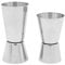 Lovelegis 2 doseurs à Cocktail doseur Professionnel Bar Outil Barman 25 50 ML 15 30 ML Jigger peg Boisson Shaker Shot Double Mesure INOX Accessoires mixologie Cadeau élégant