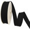 TEXTEX = 40 mm Breites Schrägband. 50% Baumwolle und 50% Polyester. Stück von 10m - (Schwarz)